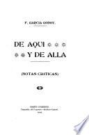De aqui y de alla