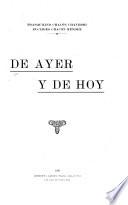 De ayer y de hoy