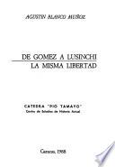 De Gómez a Lusinchi