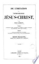 De l'imitation de Notre-Seigneur Jésus-Christ