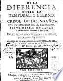 De la diferencia entre lo Temporal y Eterno