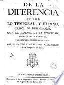 De la diferencia entre lo temporal y eterno