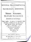 De la divina providencia