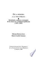 De la memoria a la vida pública