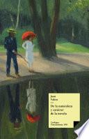De la naturaleza y carácter de la novela