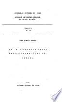 De la responsabilidad extracontractual del estado