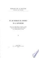 De las causales del divorcio en la antigüedad