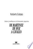 De Martínez de Hoz a Cavallo
