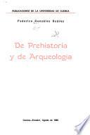 De prehistoria y de arqueología