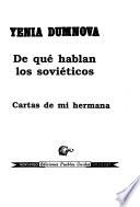 De qué hablan los soviéticos