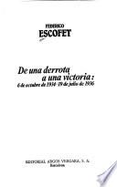 De una derrota a una victoria