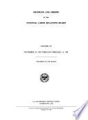 Decisions and Orders of the National Labor Relations Board