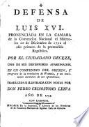 Defensa de Luis XVI