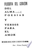 Del alma-- , poesías y versos para el amor