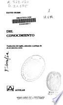 Del conocimiento