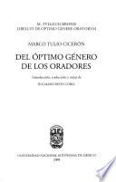 Del óptimo género de los oradores