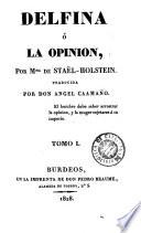 Delfina, ó, La opinion