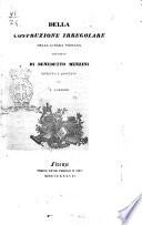 Della costruzione irregolare della lingua toscana trattato di Benedetto Menzini