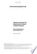 Demand for Housing and Urban Services in Brazil