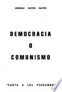 Democracia o comunismo