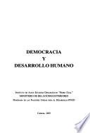 Democracia y desarrollo humano