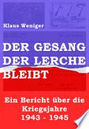 Der Gesang der Lerche bleibt
