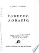 Derecho agrario