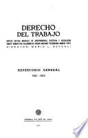 Derecho del trabajo