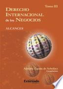 Derecho Internacional de los Negocios. Alcances. T. III