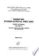 Derecho internacional privado