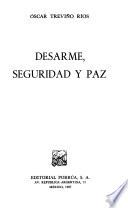 Desarme, seguridad y paz