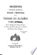 Descripcion historica ... y circunstanciada de la Ciudad de Alcañiz y sus afueras