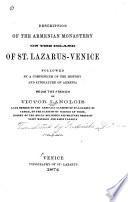 Description of the Armenian Monastery on the Island of St. Lazarus-Venice