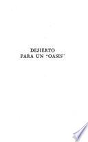 Desierto para un Oasis