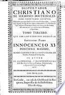 Despertador christiano de sermones doctrinales, sobre particulares assumptos ...