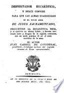 Despertador eucaristico y dulce convite