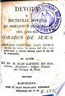 Devota y doctrinal novena en obsequio y desagravio del amable corazón de Jesús
