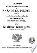 Devoto novenario á Na. Sa. de la Piedad