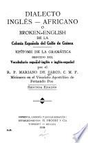 Dialecto Inglés-africano