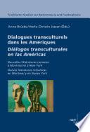 Dialogues transculturels dans les Amériques