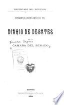 Diario de debates de la Cámara del Senado