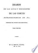 Diario de las actas y discusiones de las cortes