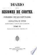 Diario de las Sesiones de Cortes, Congreso de los Diputados