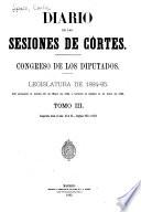 Diario de las Sesiones de Cortes, Congreso de los Diputados