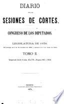 Diario de las Sesiones de Cortes, Congreso de los Diputados