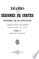 Diario de las Sesiones de Cortes, Congreso de los Diputados