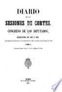 Diario de las Sesiones de Cortes, Congreso de los Diputados