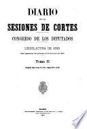 Diario de las Sesiones de Cortes, Congreso de los Diputados