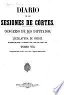 Diario de las Sesiones de Cortes, Congreso de los Diputados