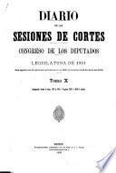 Diario de las Sesiones de Cortes, Congreso de los Diputados